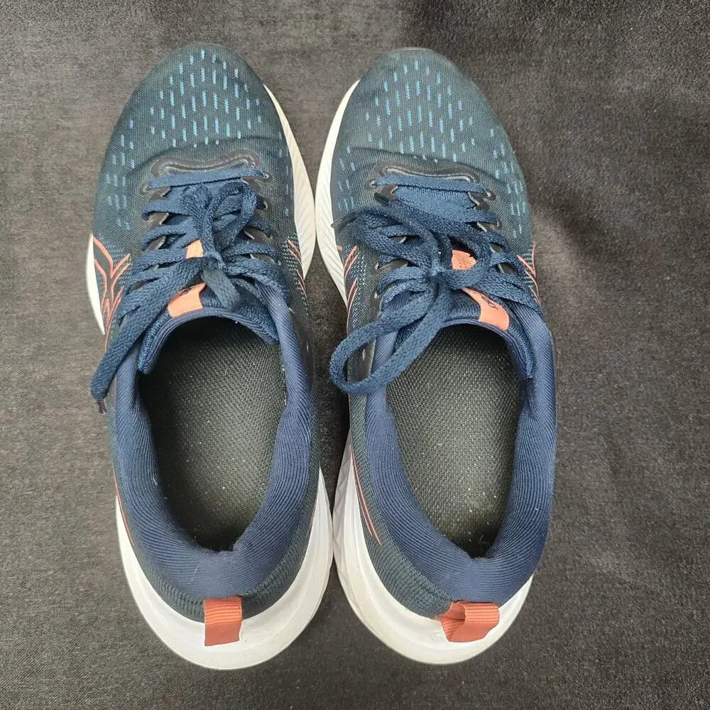 ASICS Blue & Pink Gel Excite 10 Amplifoam Running Shoes Walking Sneakers